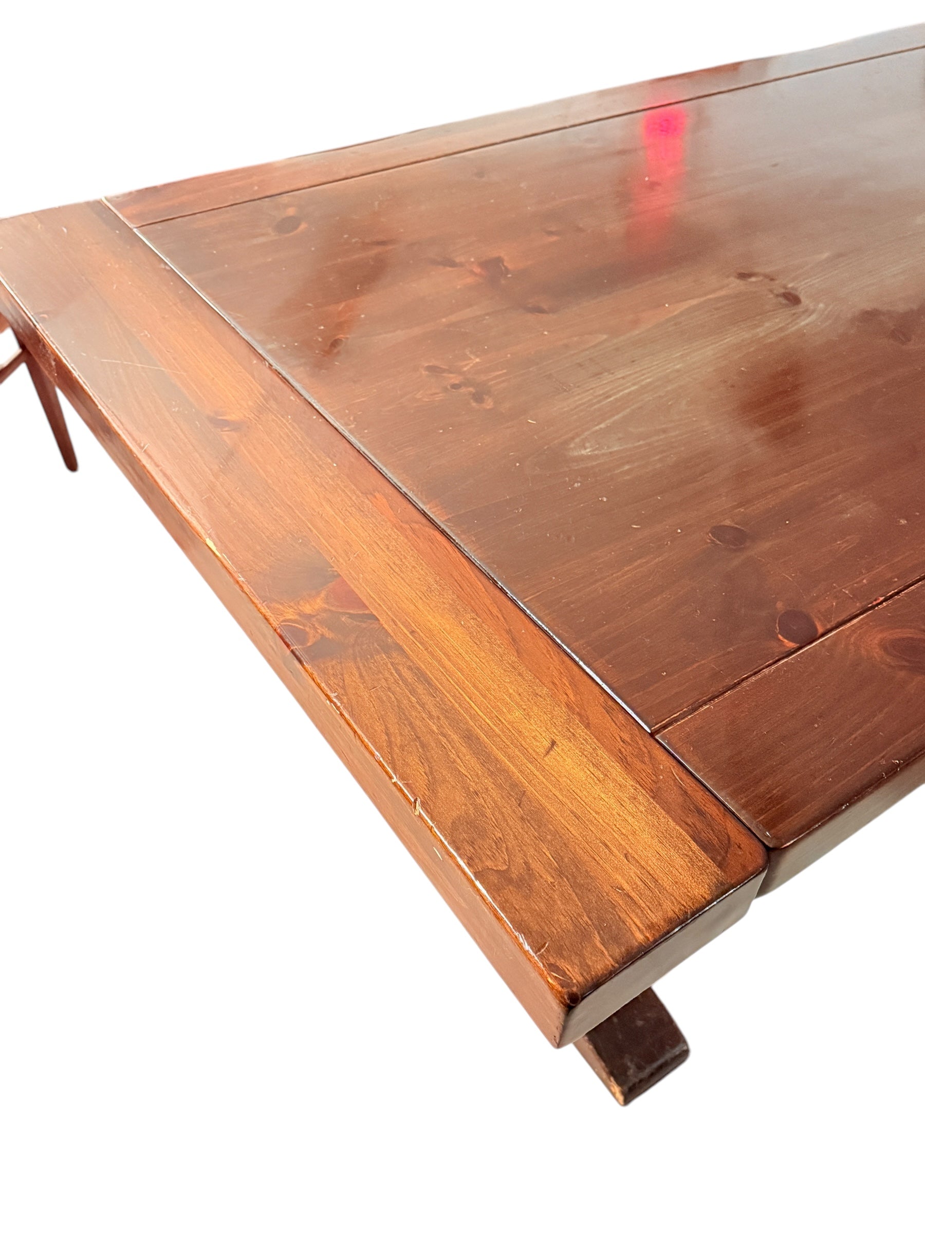 Vintage Expandable Farm Table Bradford Vermont Furniture image 4