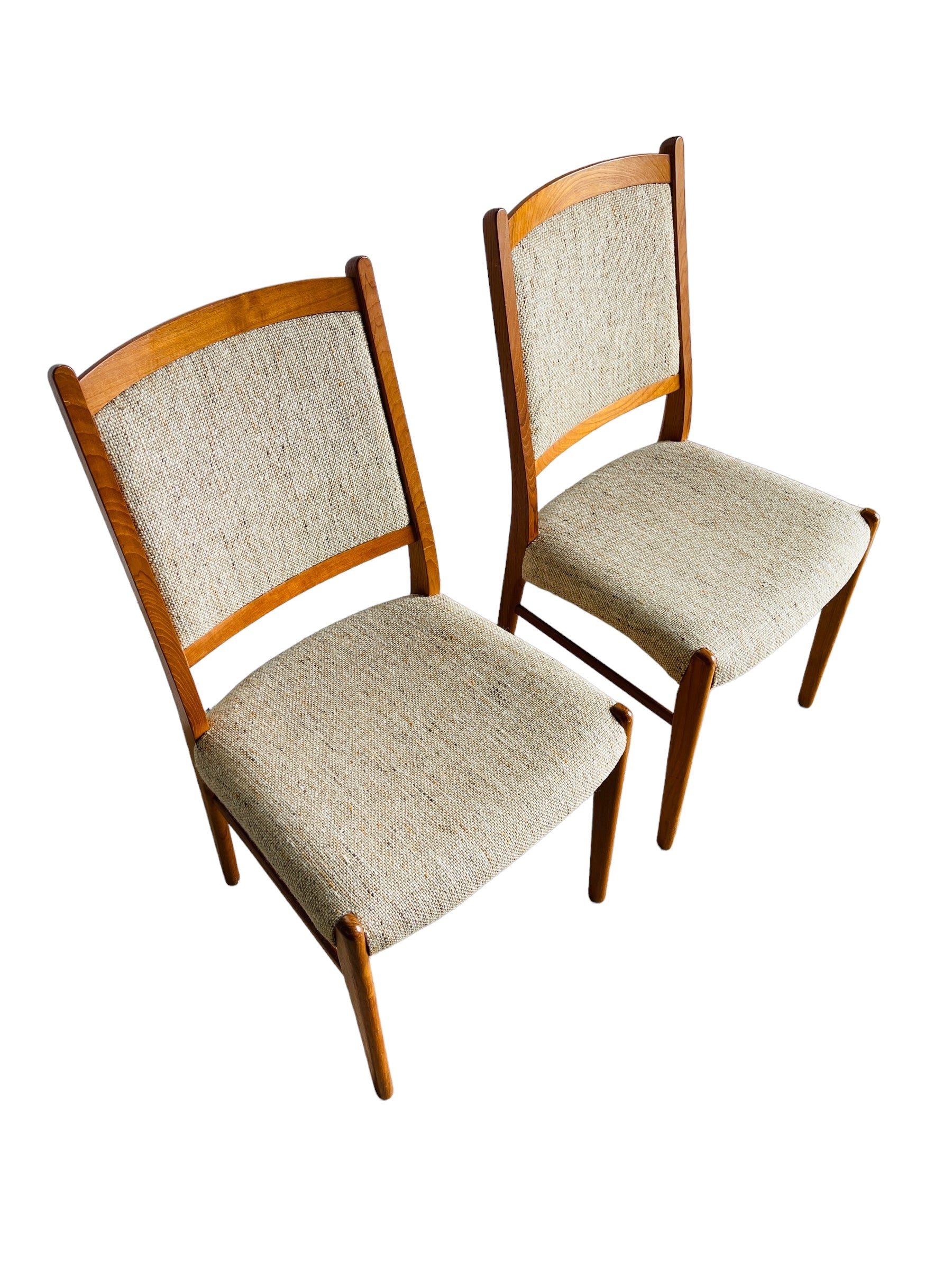 Set 6 Danish Modern Teak Dining Chairs image 3