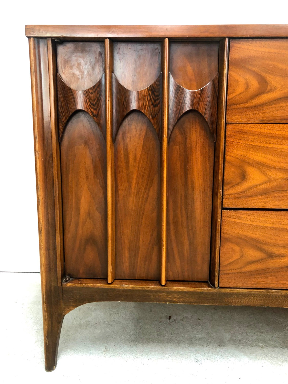 Kent Coffey Perspecta Mid-Century Century Modern Walnut & Rosewood  Dresser image 5