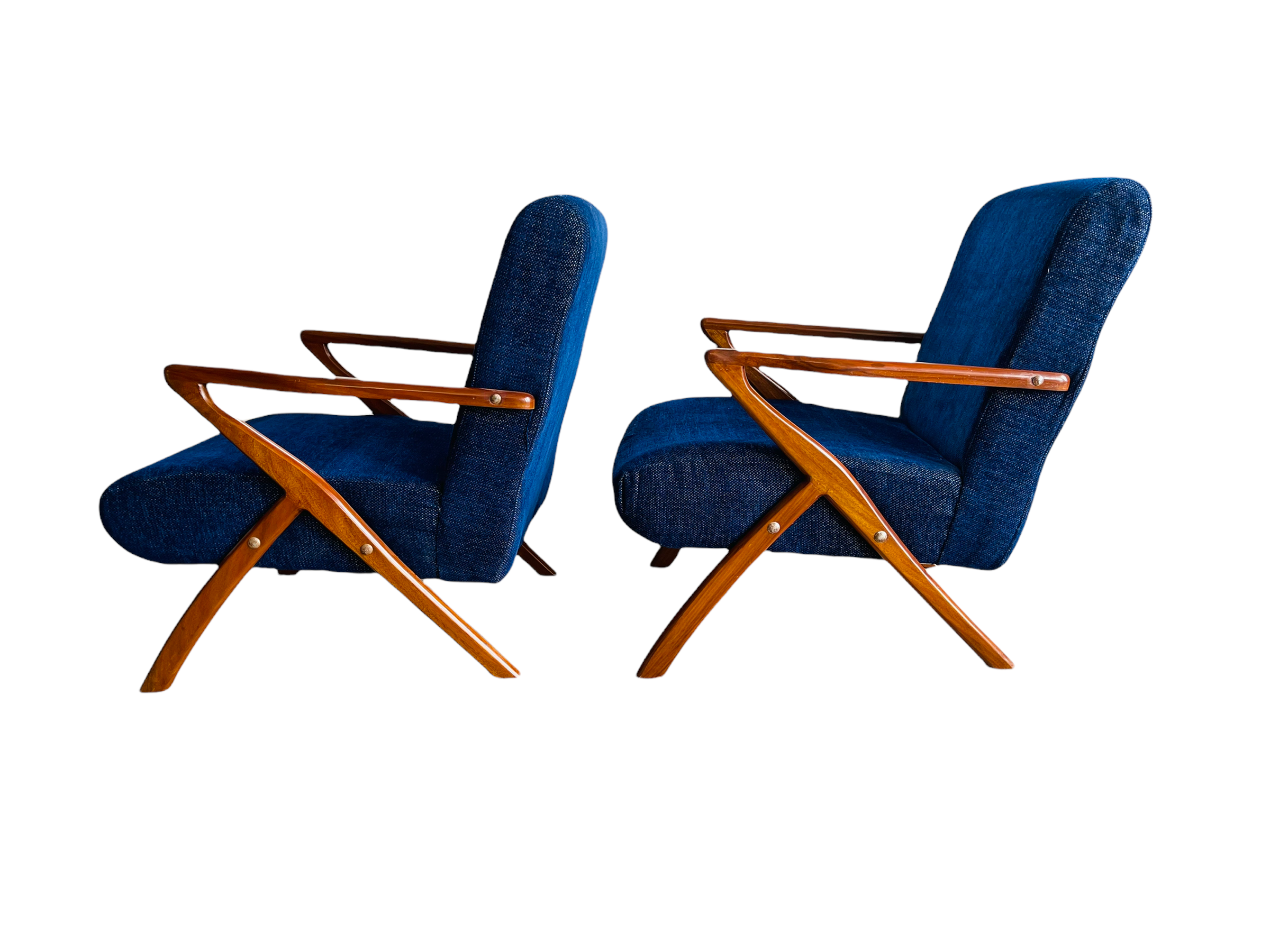 Pair of Mid-Century Modern Selig Style Z Chair  image 4