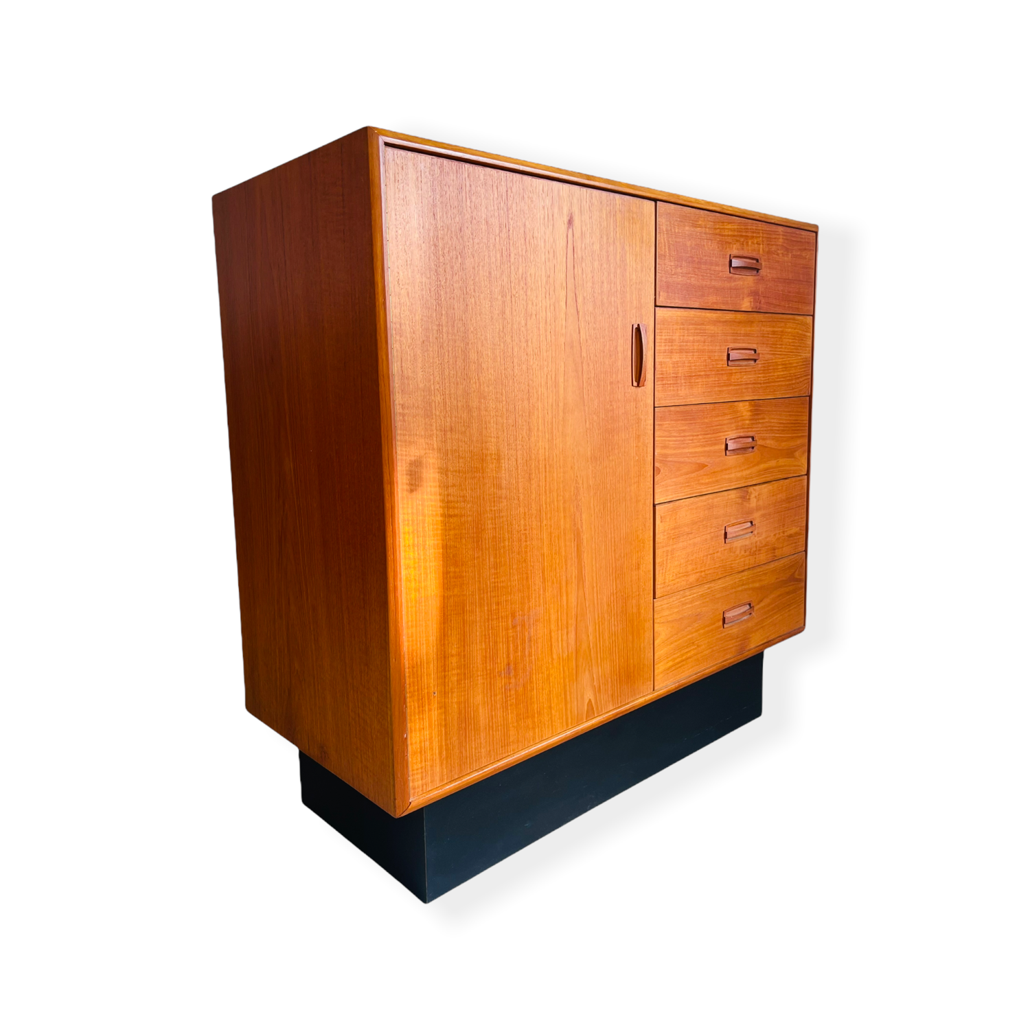 Mid-Century Modern Teak Gentlemen Chest image 0