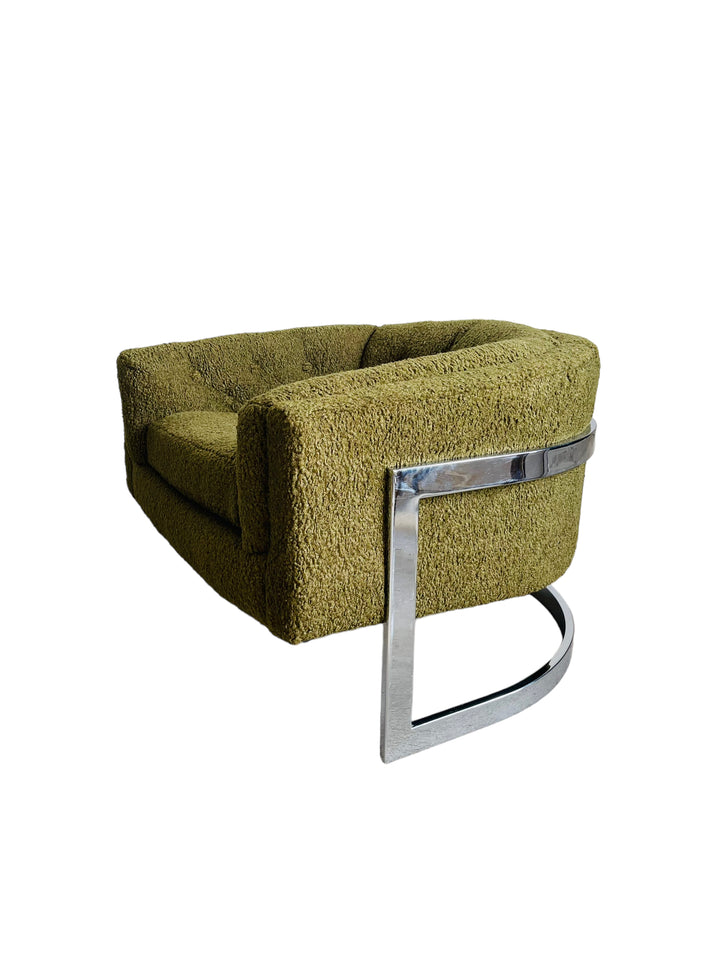 Mid-Century Barrel lounge chairs by Jules Heumann for Metropolitan  image 5