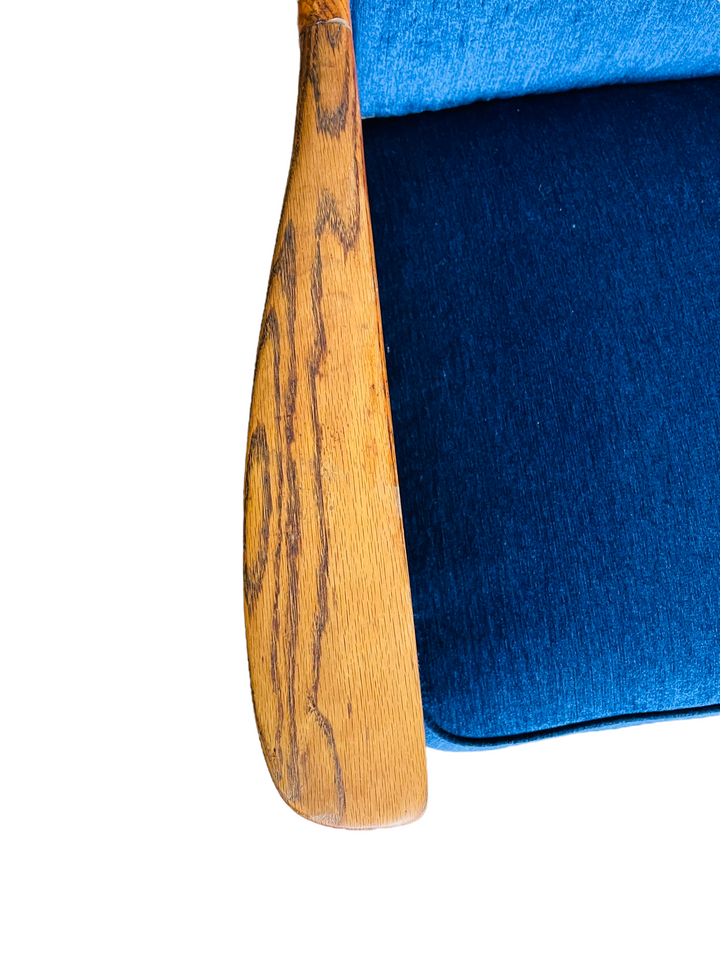 Mid Century Modern Oak Lounge Chair by Jack Van Der Molen image 4