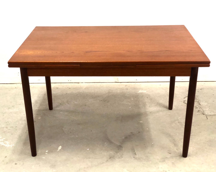 Mid-Century Danish Modern Teak Draw Leaf Dining Table image 2