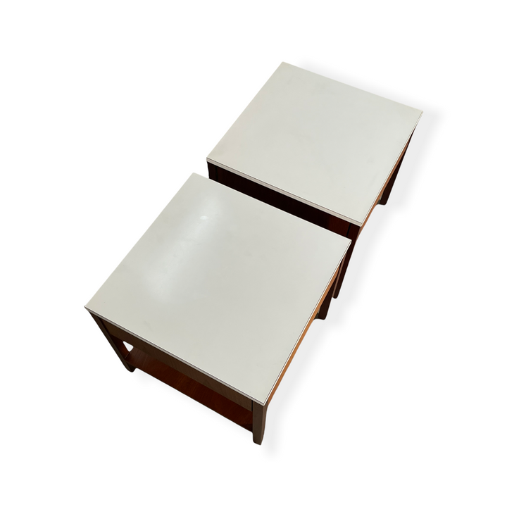 Pair Florence Knoll Walnut Nightstands  image 5