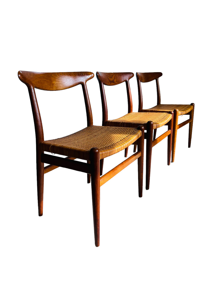 Set 3 Hans J. Wegner Chairs Side Chairs C M Madsens image 7
