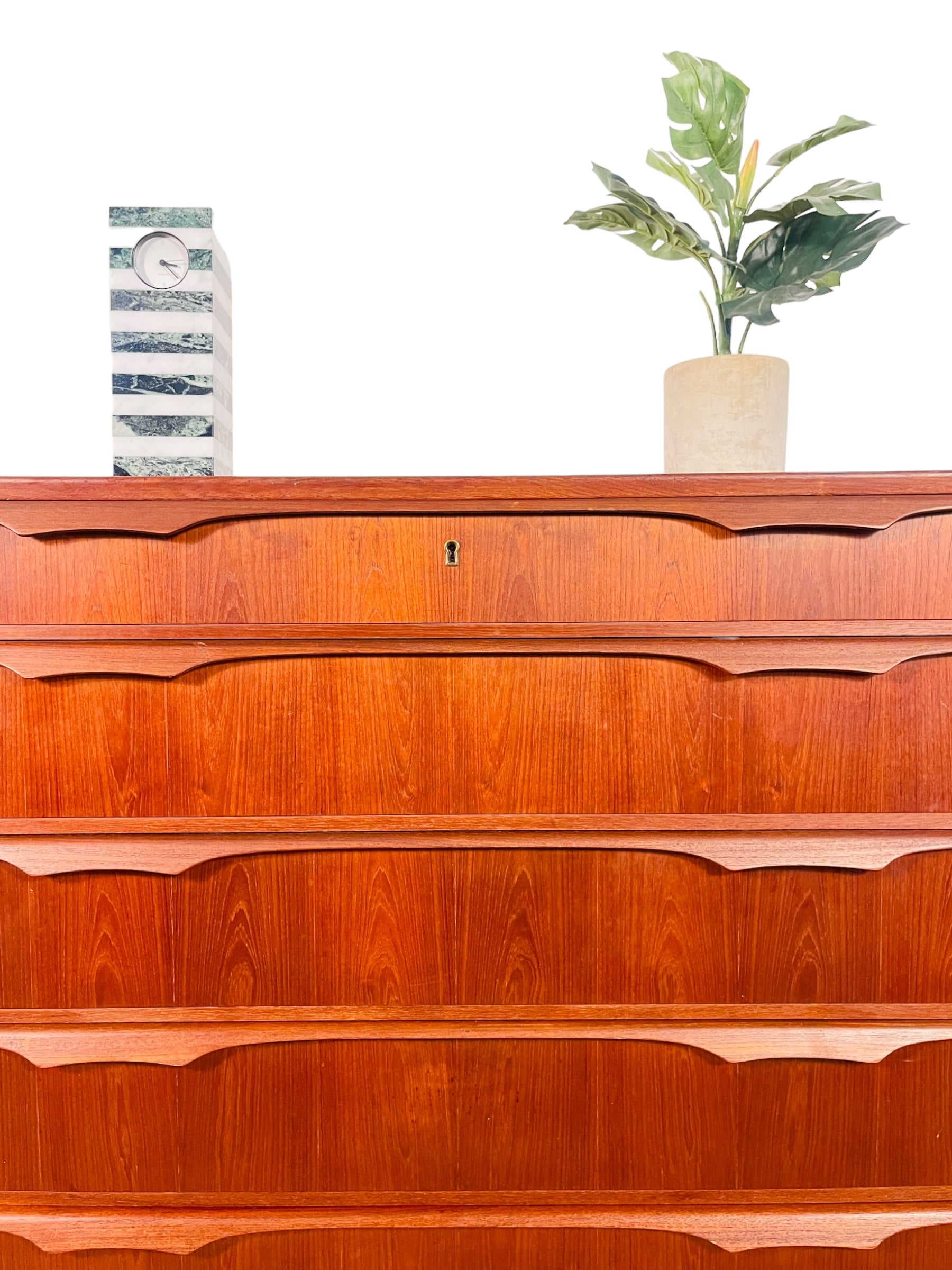 Mid Century Danish Modern Teak Dresser  image 3
