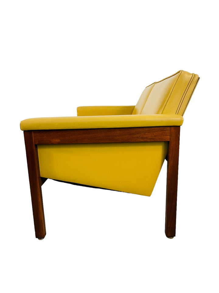 Mid Century Modern Walnut Loveseat by Thonet image 6