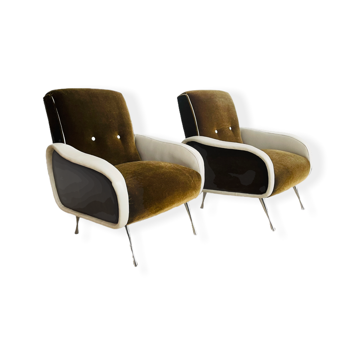 Marco Zanuso Style Italian Modern Lounge Chair image 7