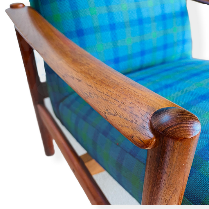Mid-Century Modern Teak Recliner Chair by WESTNOFA  image 6
