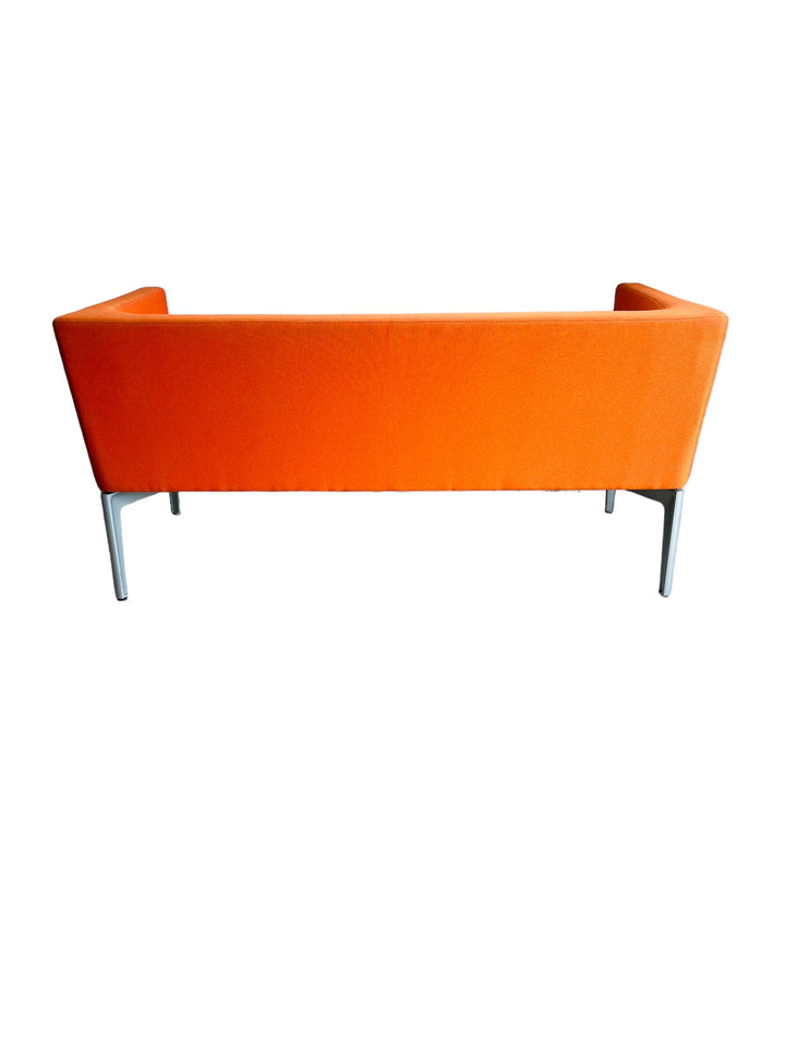Steelcase Bivi Rumble Seat Collection: Vibrant Orange Modern Sofa image 6