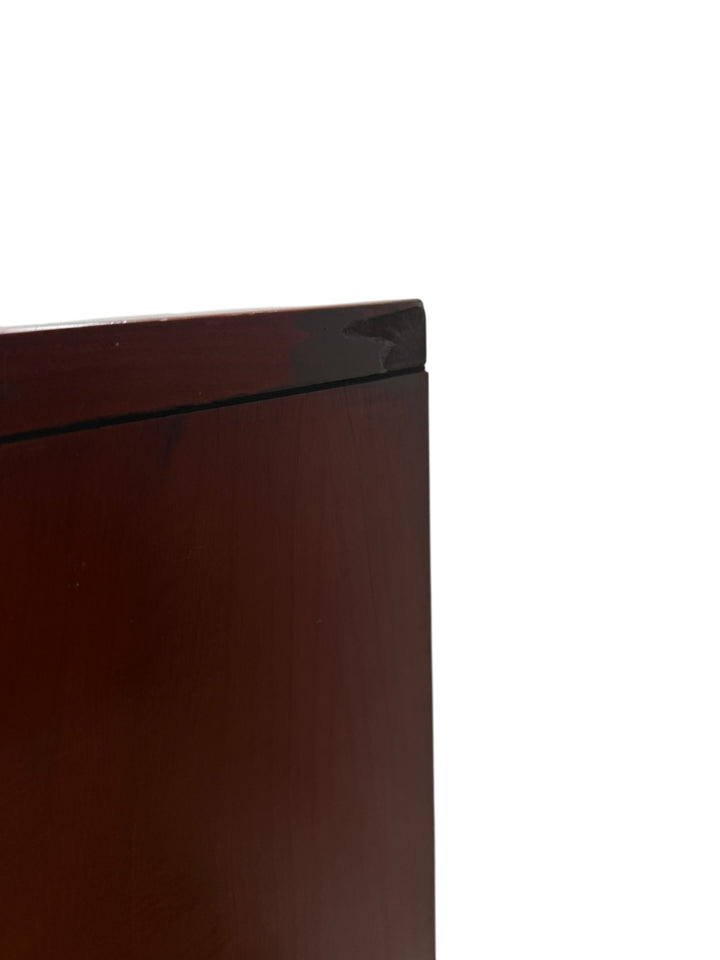 Mid Century Modern Cherry Dresser by John Stuart with Brass Legs image 10