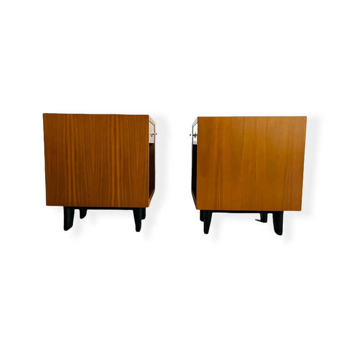 Pair George Nelson Walnut Nightstands for Herman Miller image 6