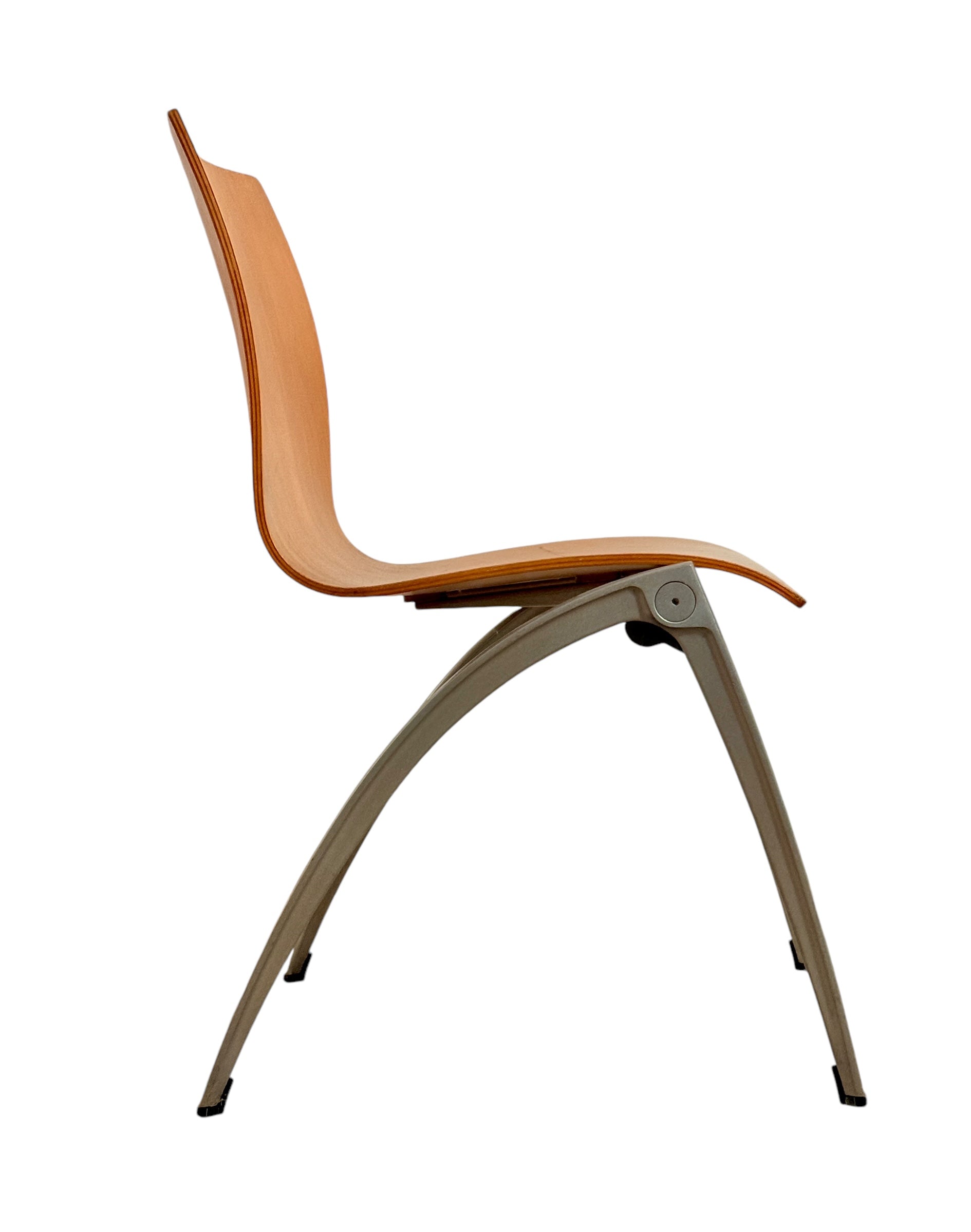 Italian-Style Bent Wood Stacking Chair - 8 Available  image 2