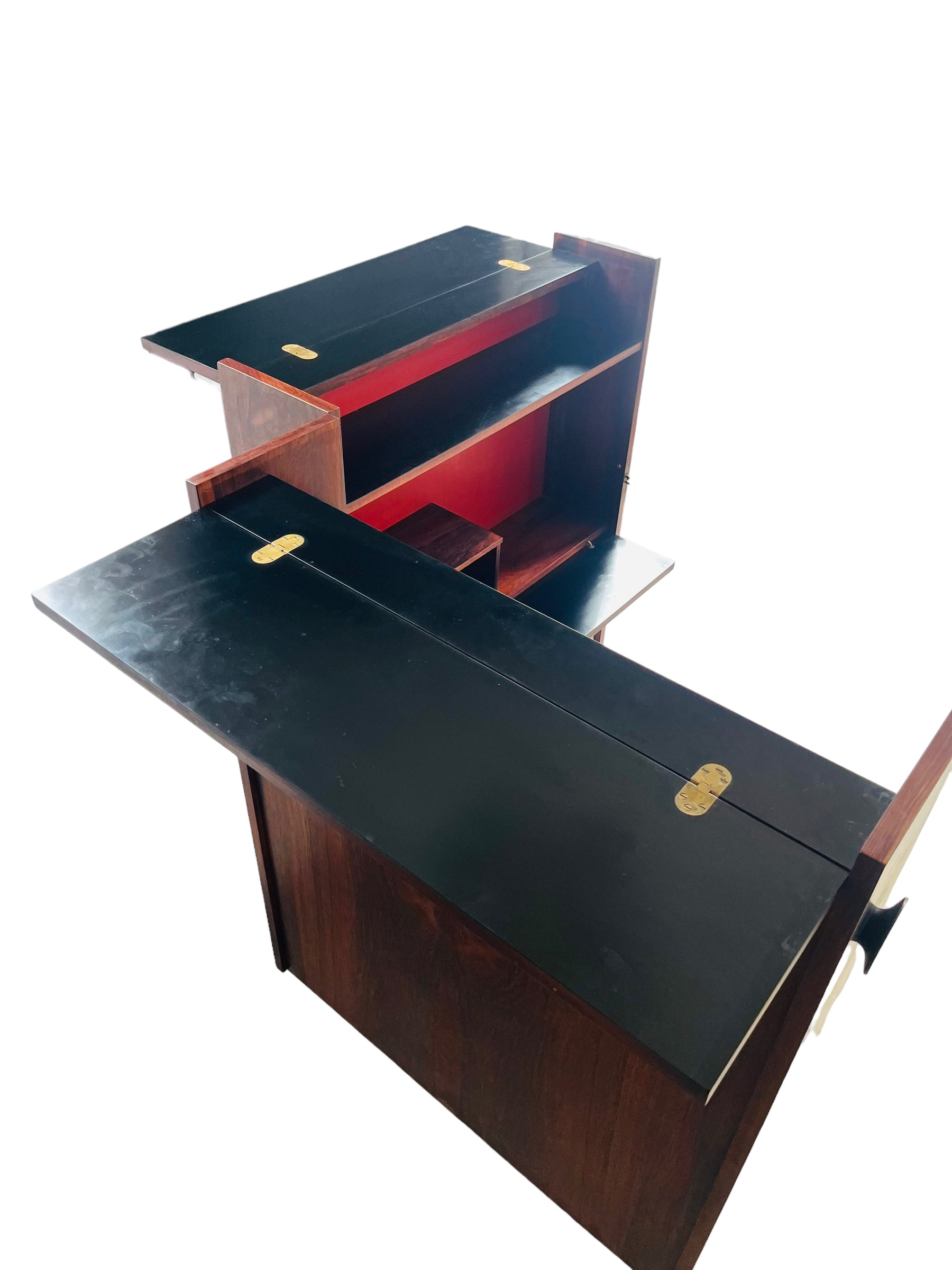 Danish Modern Rosewood Foldable Bar Johannes Andersen  image 7