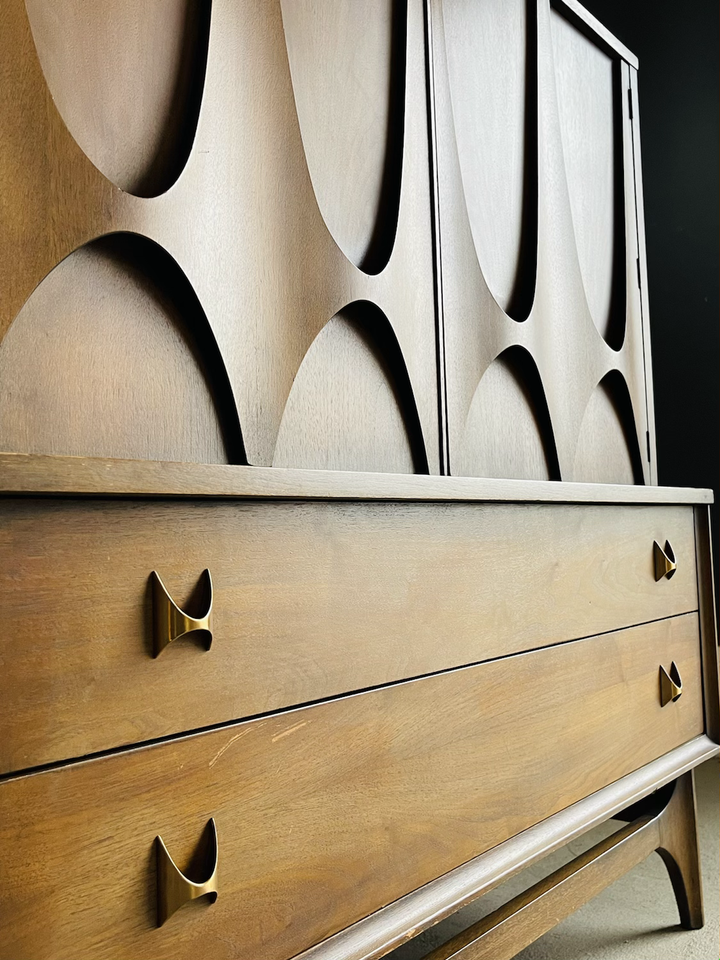Mid-Century Modern Broyhill Brasilia Tall Dresser image 9