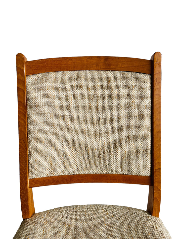 Set 6 Danish Modern Teak Dining Chairs image 4