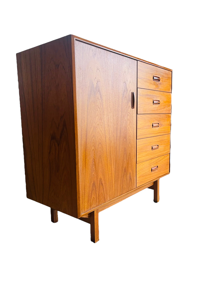 Mid-Century Modern Teak Gentelmans Chest image 1