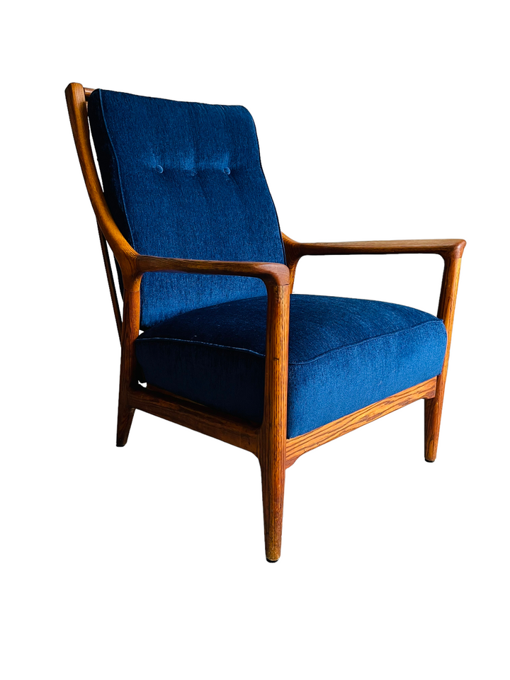 Mid Century Modern Oak Lounge Chair by Jack Van Der Molen image 0