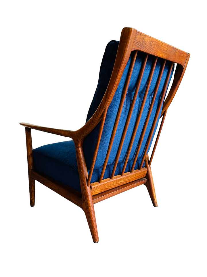Mid Century Modern Oak Lounge Chair by Jack Van Der Molen image 10