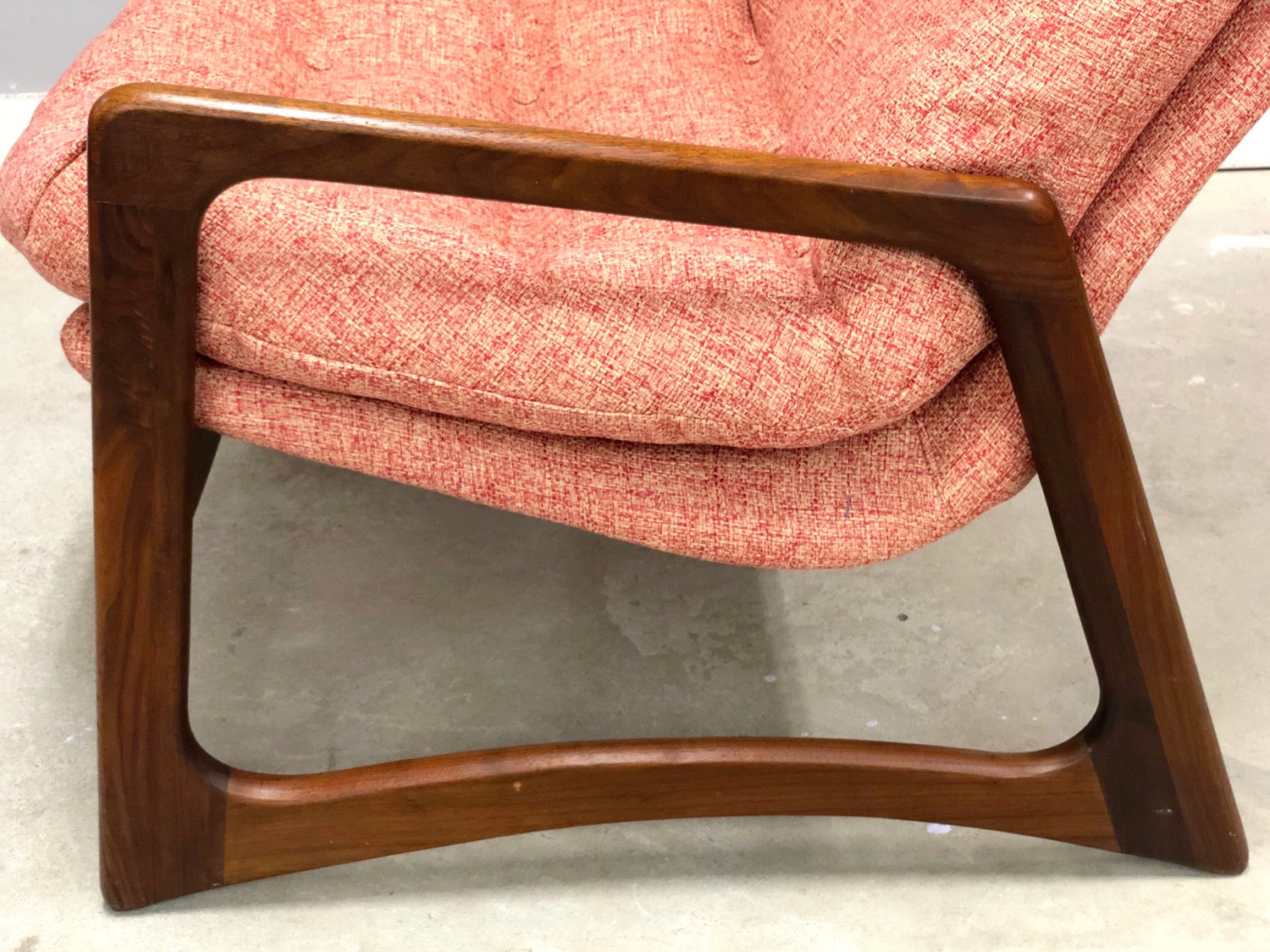 Mid-Century Danish Modern R. Huber & Adrian Pearsall Style Lounge Chair image 5