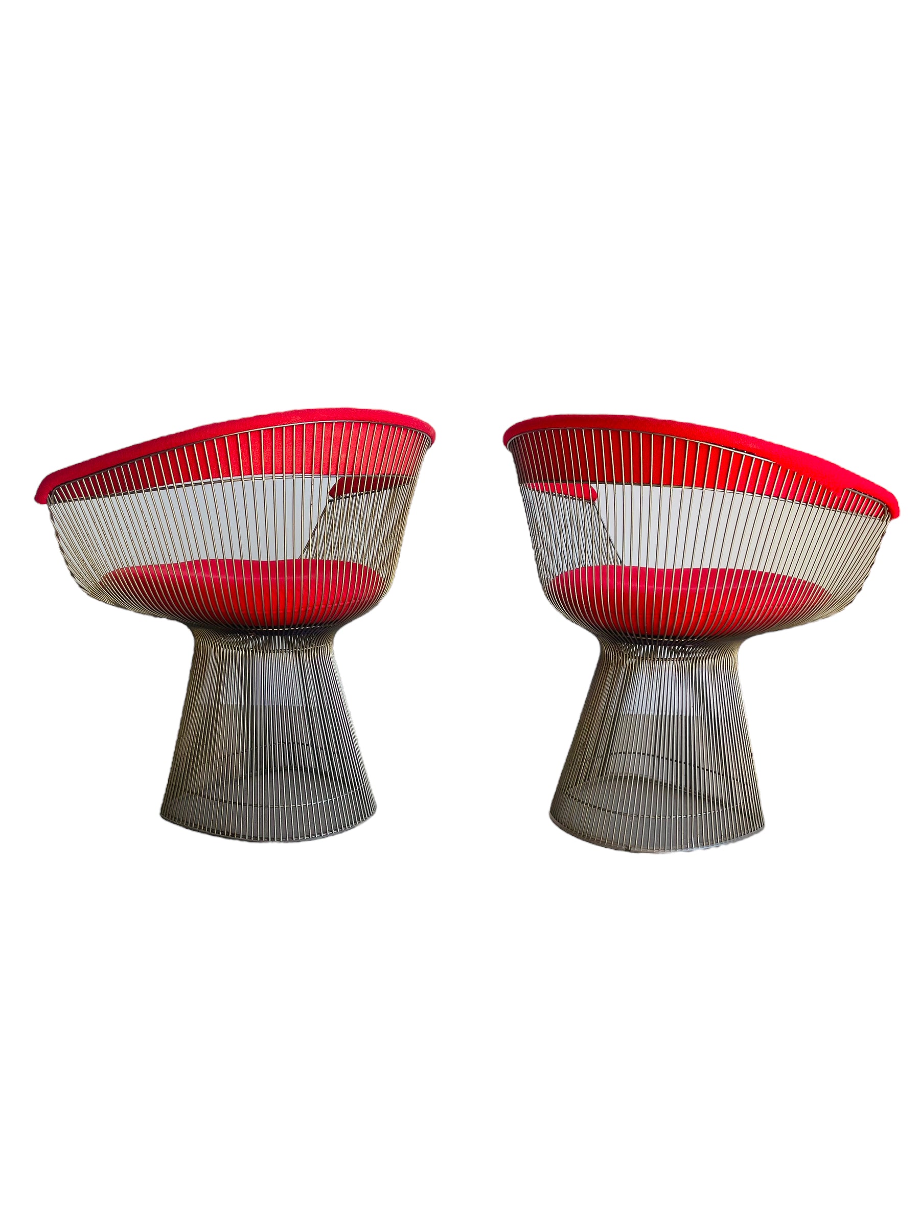 Original Vintage Warren Platner for KNOLL Armchairs, Pair image 2