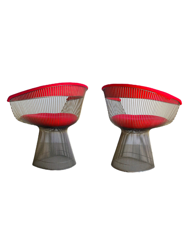 Original Vintage Warren Platner for KNOLL Armchairs, Pair image 2
