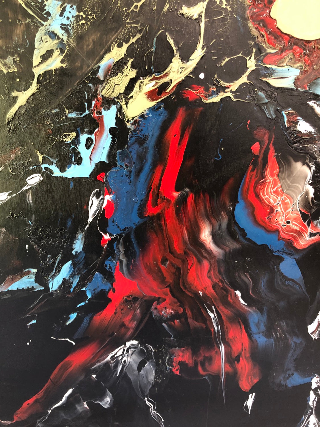 Abstract Acrylic on Board image 1