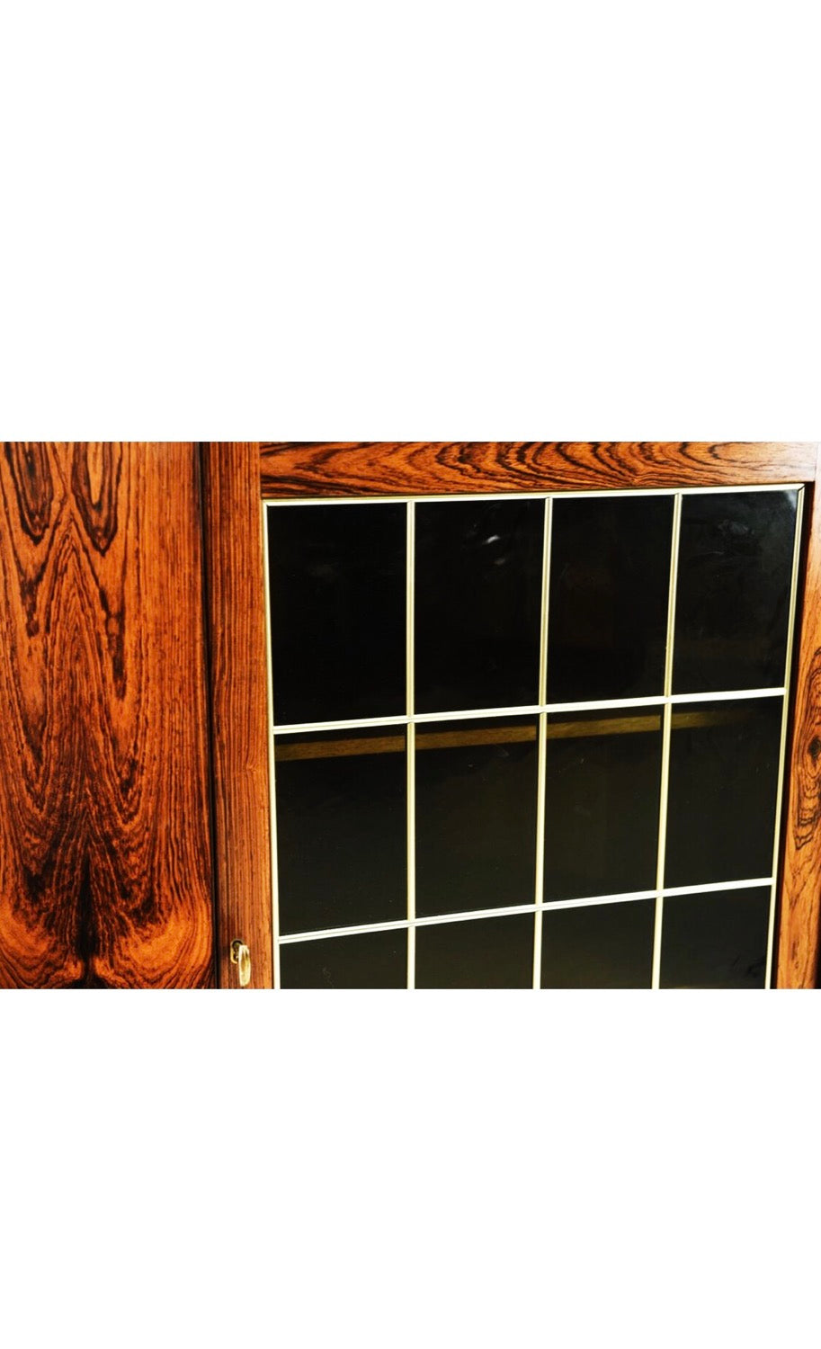 Mid-Century Danish Modern Rosewood Corner Cabinet image 6