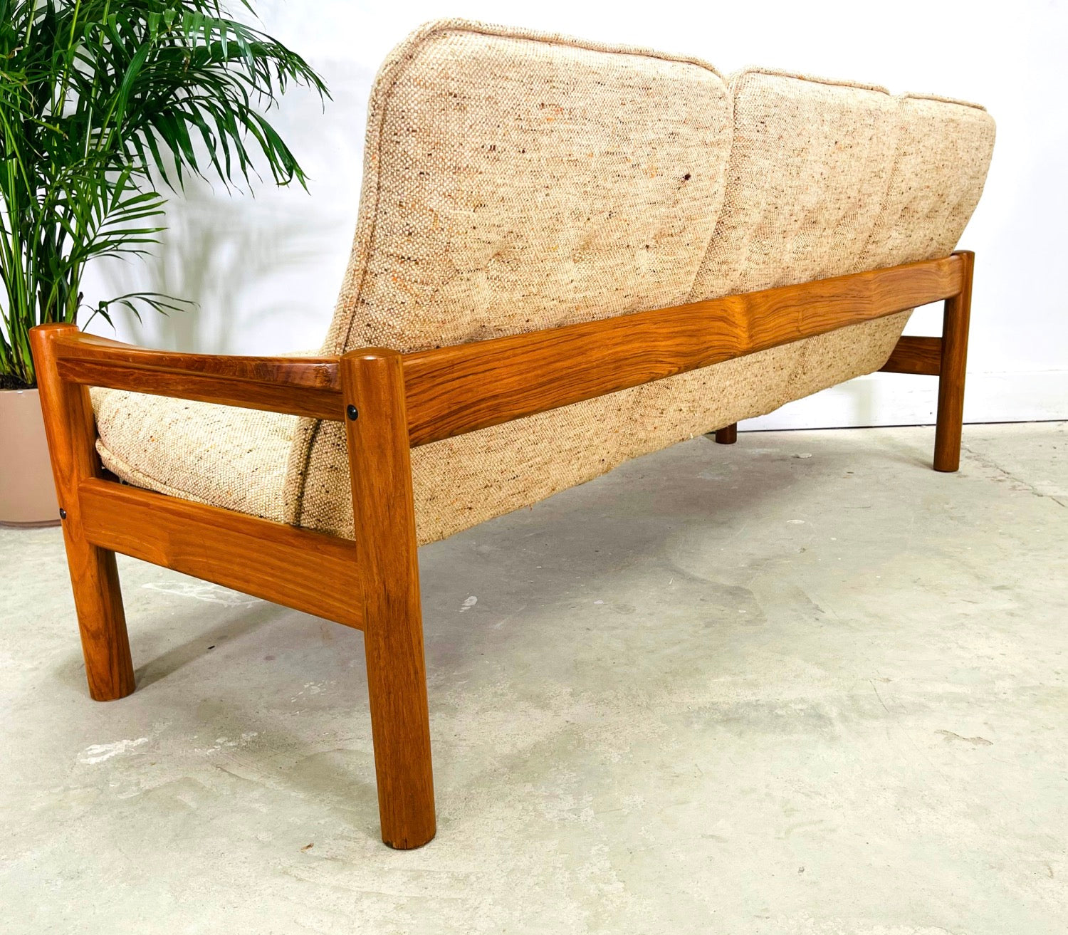 Set 2 Danish Modern Teak Sofa & Chair By Domino Mobler image 6