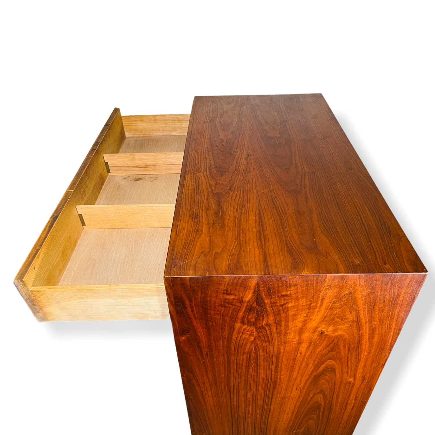 Mid-Century Modern Jack Cartwright for Founder Highboy Walnut Dresser image 8