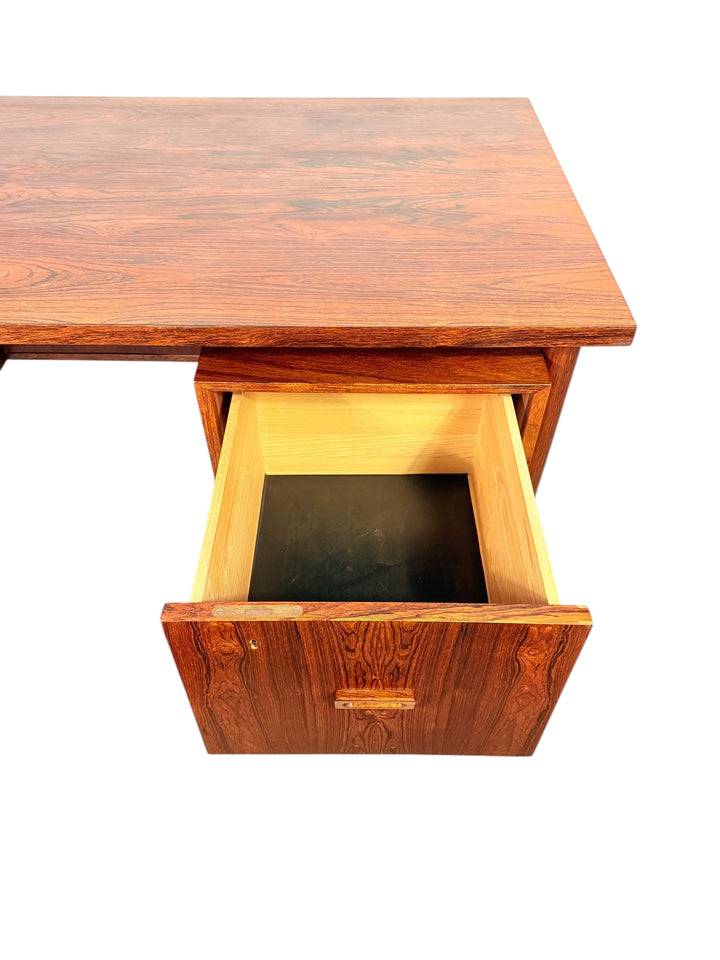 Mid-Century Danish Rosewood Executive Desk by Arne Vodder for Bornholm image 4