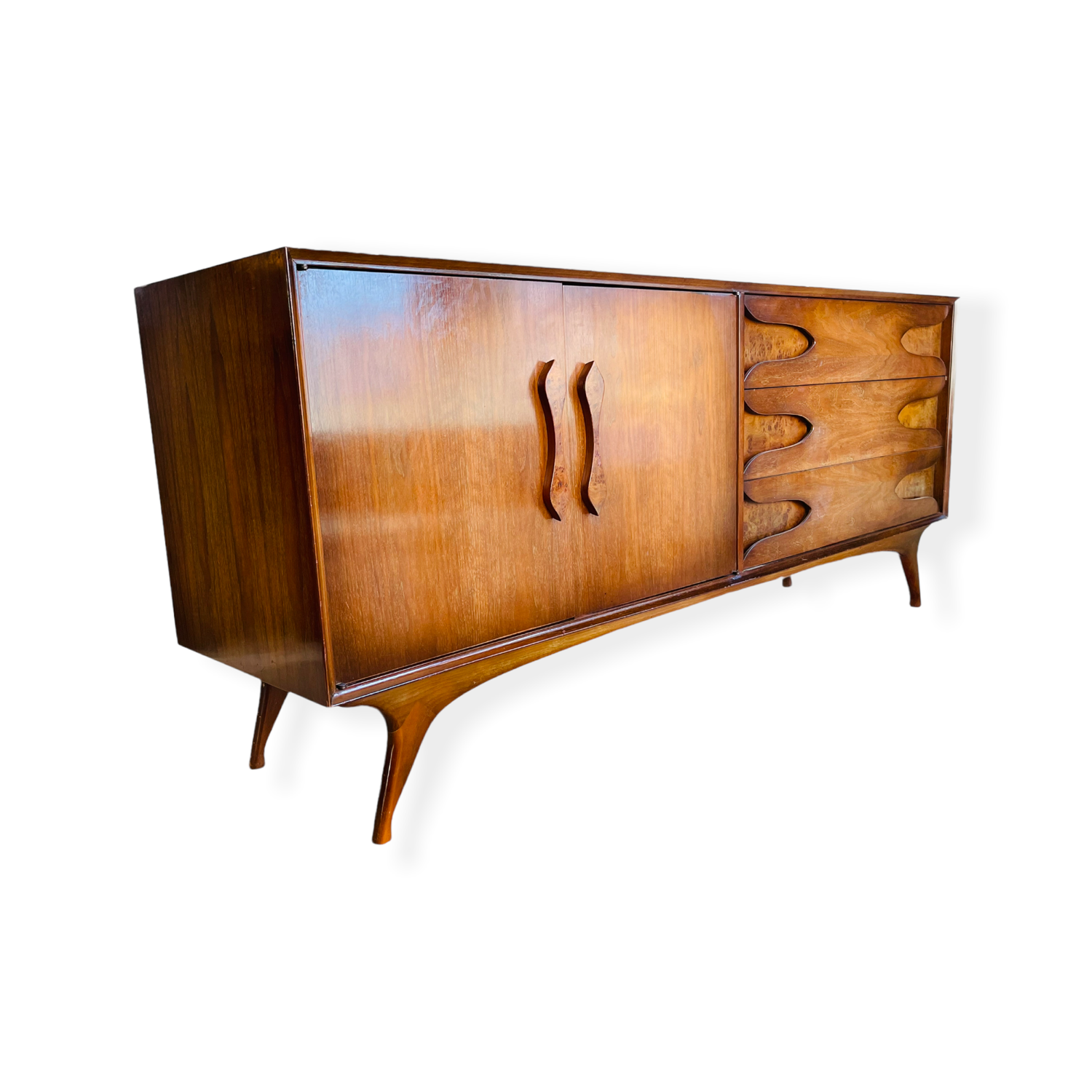 Mid-Century Modern Walnut Credenza  image 0