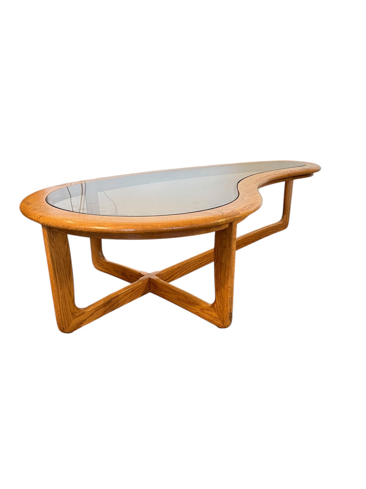 Mid-Century Modern Kidney-Shaped Coffee Table by Lane Furniture image 1