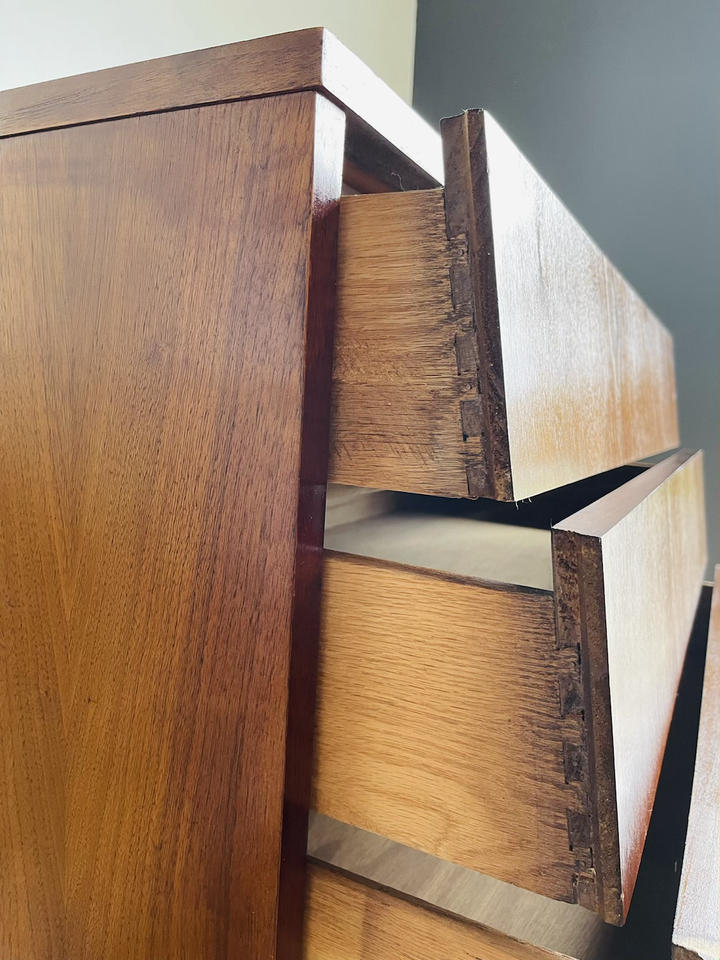 Mid-Century Modern Walnut Dresser image 5
