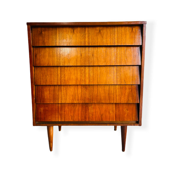 Mid-Century Modern Walnut Dresser image 0