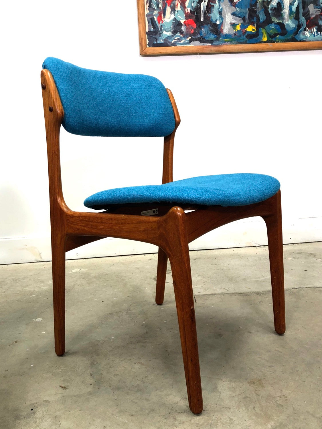 Erik Buch, Set 6 Danish Teak Dining Chairs image 6