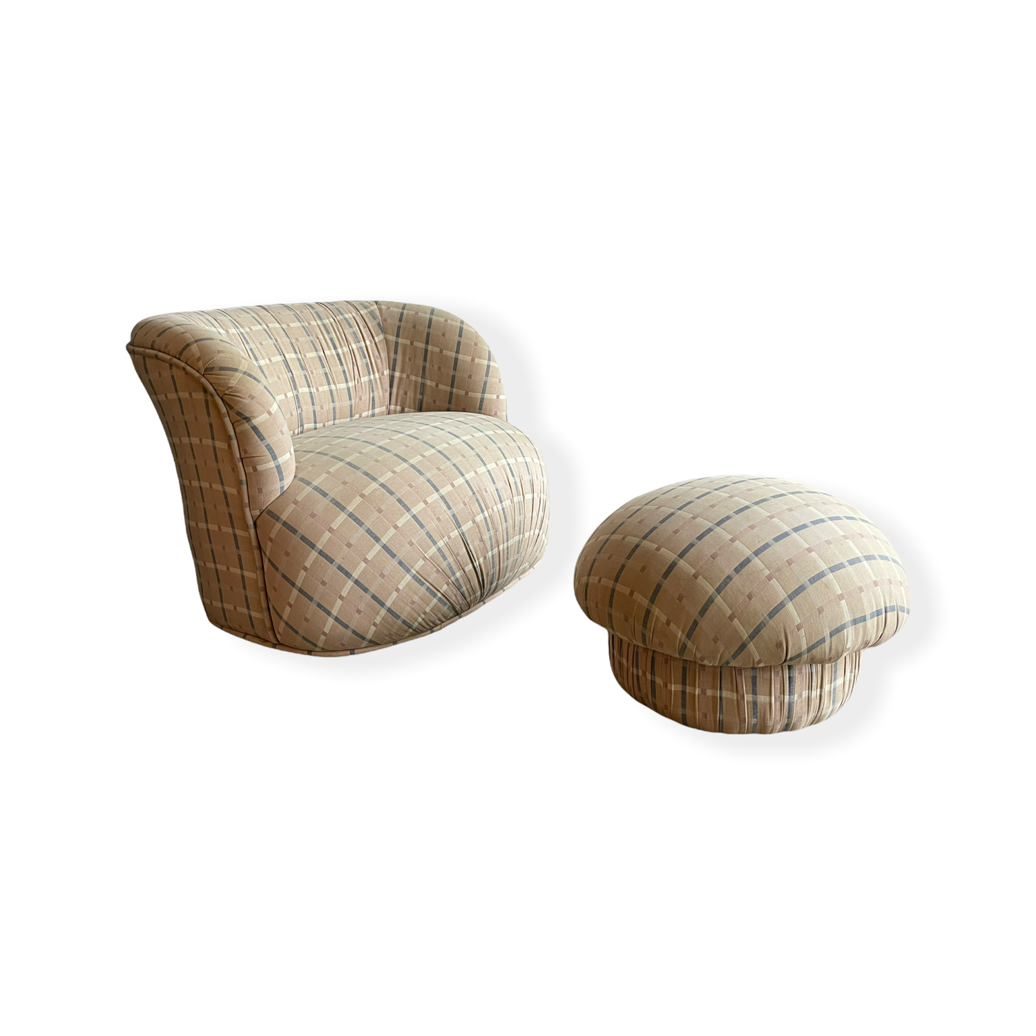 Milo Baughman for Thayer Coggin Swiveling Lounge Chair & Ottoman  image 11