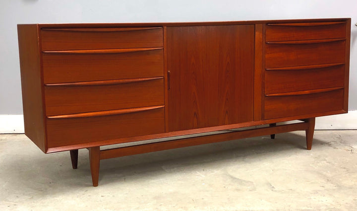 Mid-Century Danish Modern Teak Dresser/Credenza By Falser image 1