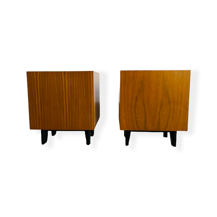 Pair George Nelson Walnut Nightstands for Herman Miller image 5