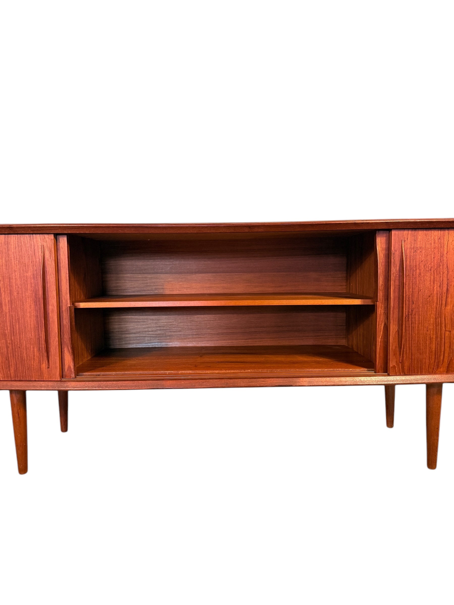 Mid-Century Danish Modern Teak Credenza by H.P. Hansen image 8