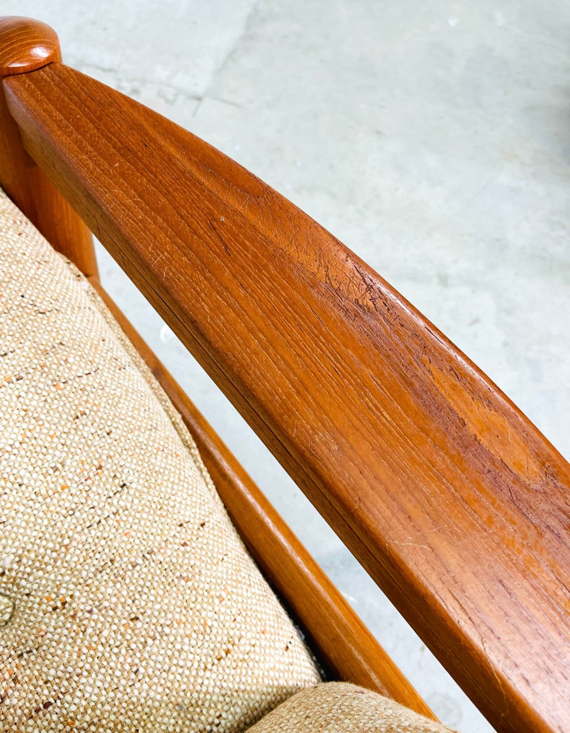 Set 2 Danish Modern Teak Sofa & Chair By Domino Mobler image 10