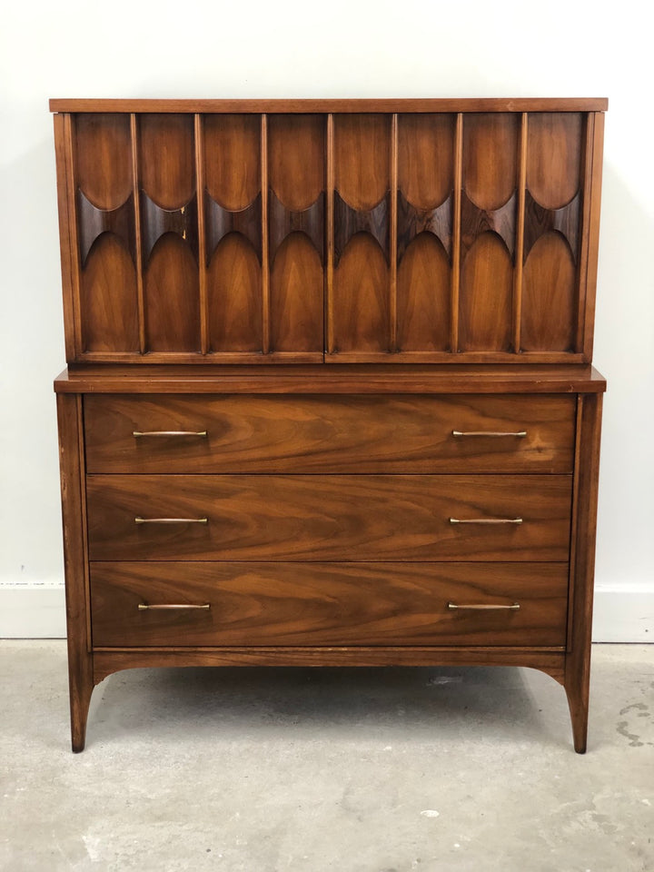 Mid-Century Modern Tall Walnut Chest/Dresser by Kent Coffey image 1
