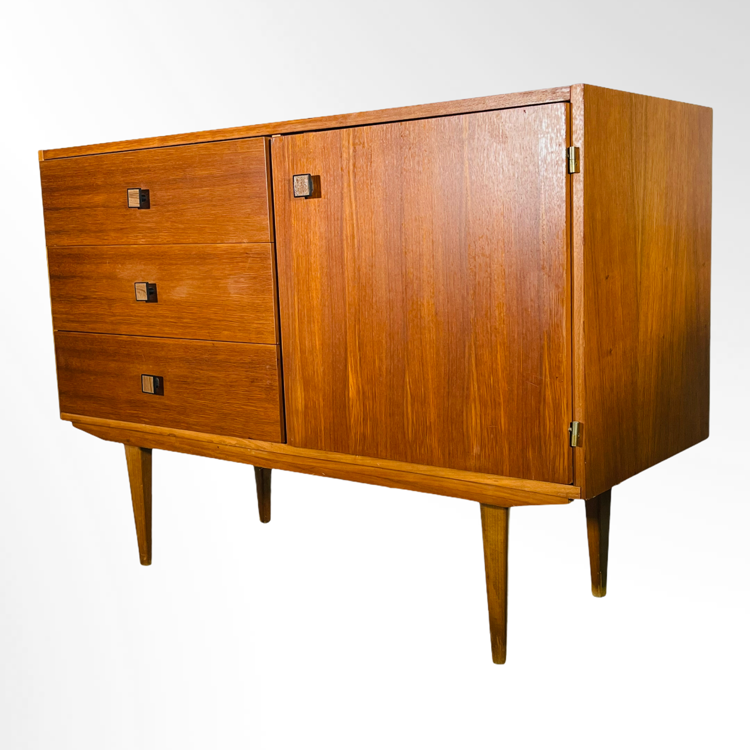 Mid Century Swedish Modern Small Teak Cabinet / Credenza  image 1
