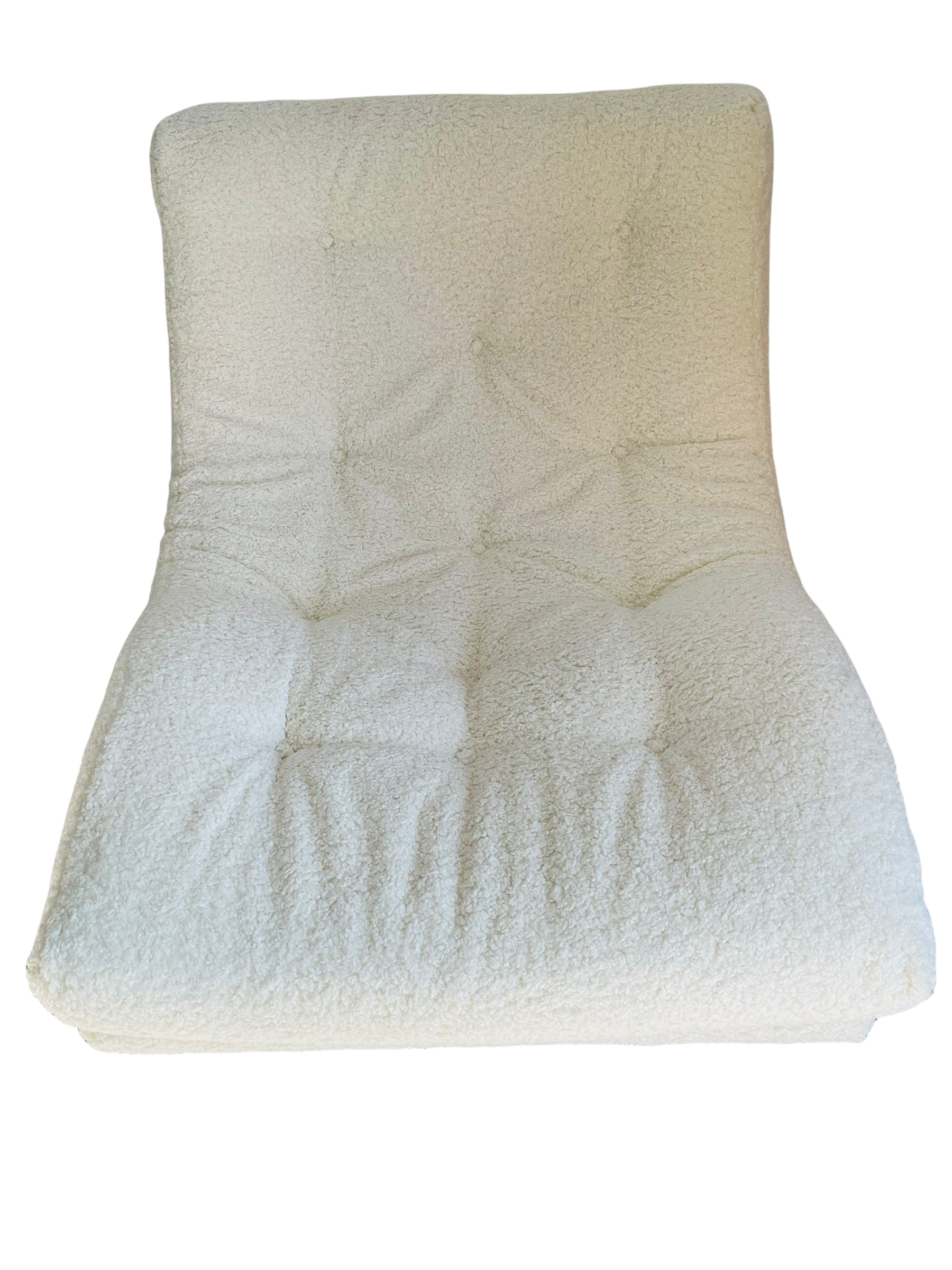 Adrian Pearsall Boucle Wave Rocking Lounge Chaise  image 8