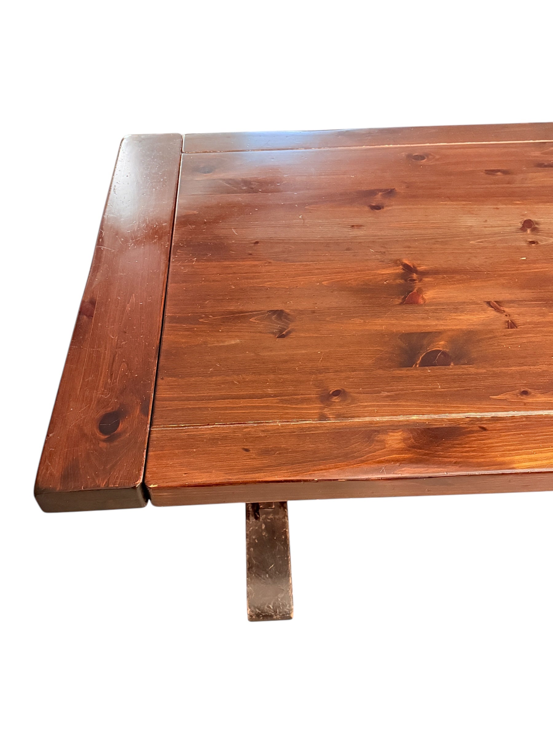 Vintage Expandable Farm Table Bradford Vermont Furniture image 2