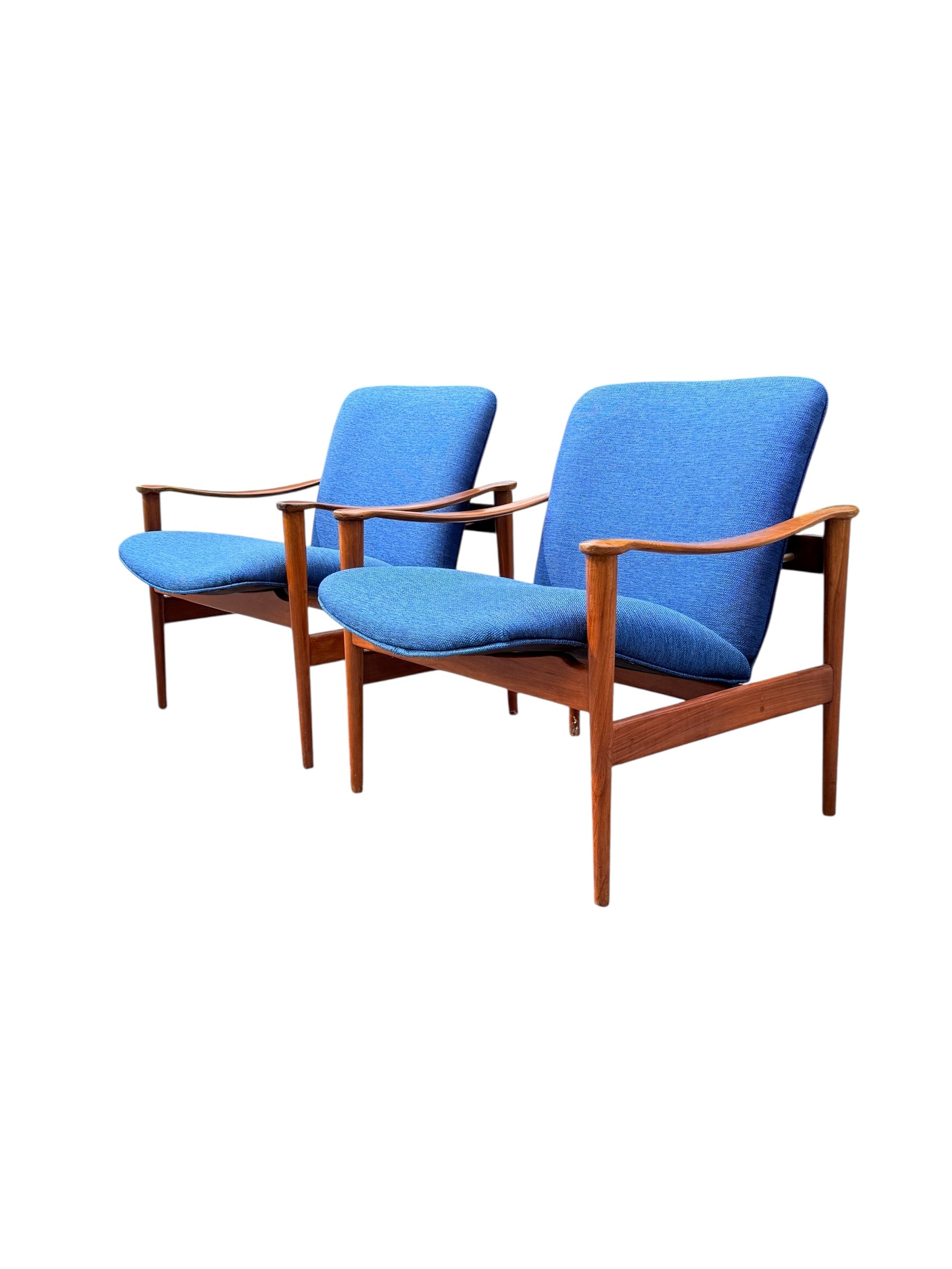 Vintage Norwegian Teak Lounge Chairs by Fredrik Kayser – 1960s Pair image 8
