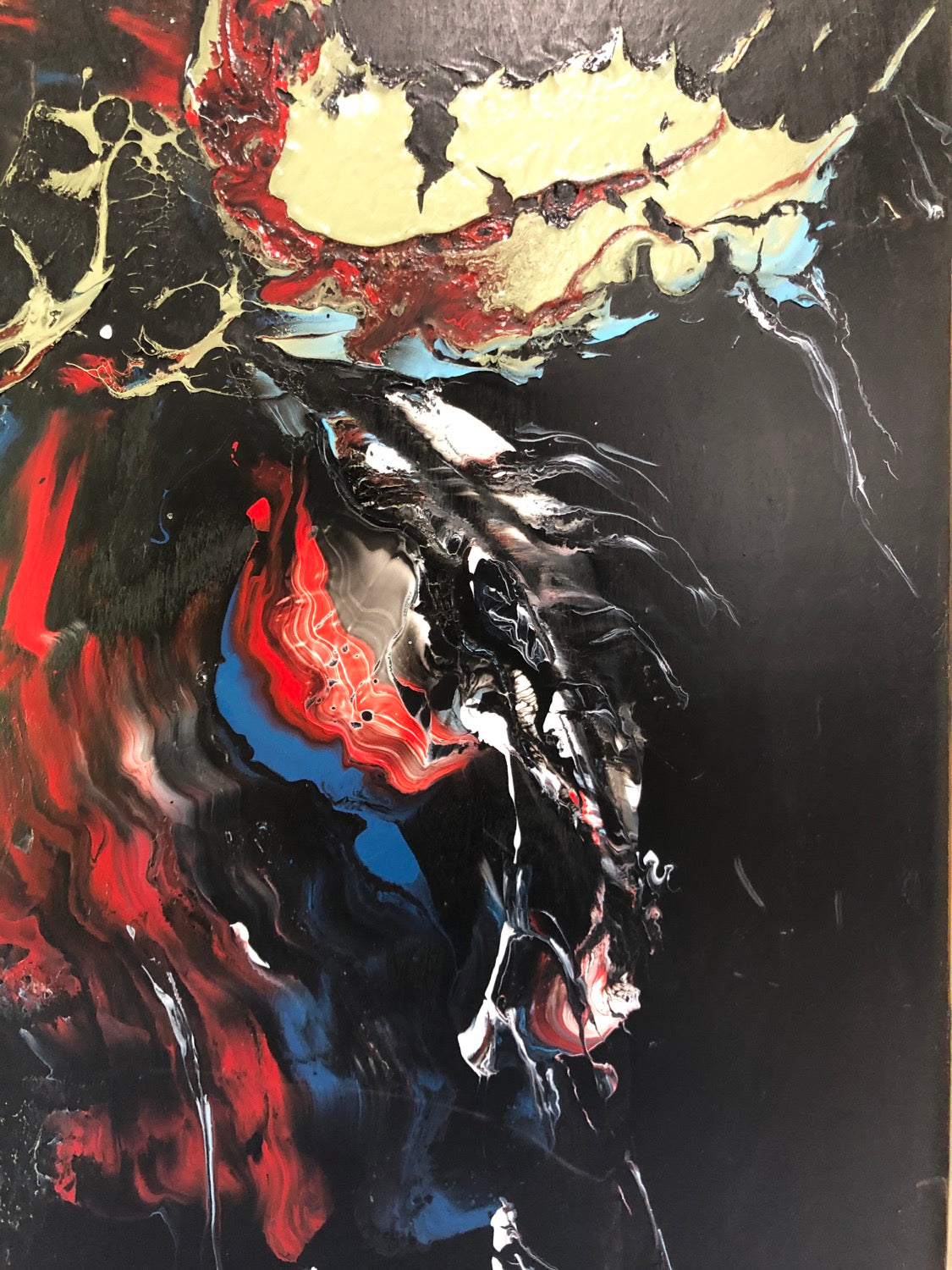 Abstract Acrylic on Board image 0