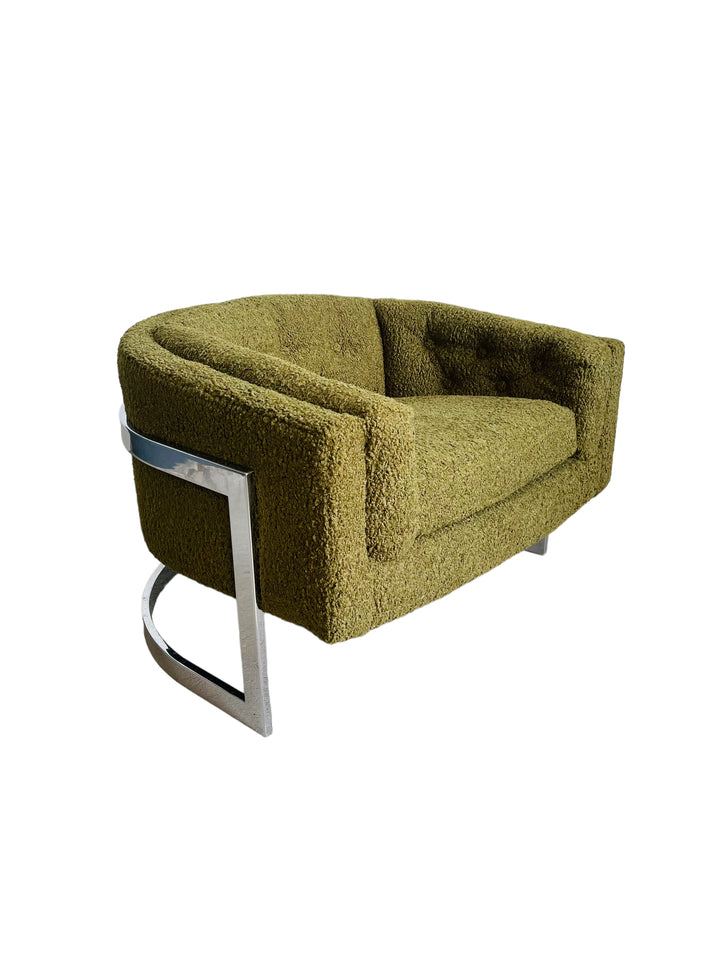 Mid-Century Barrel lounge chairs by Jules Heumann for Metropolitan  image 0