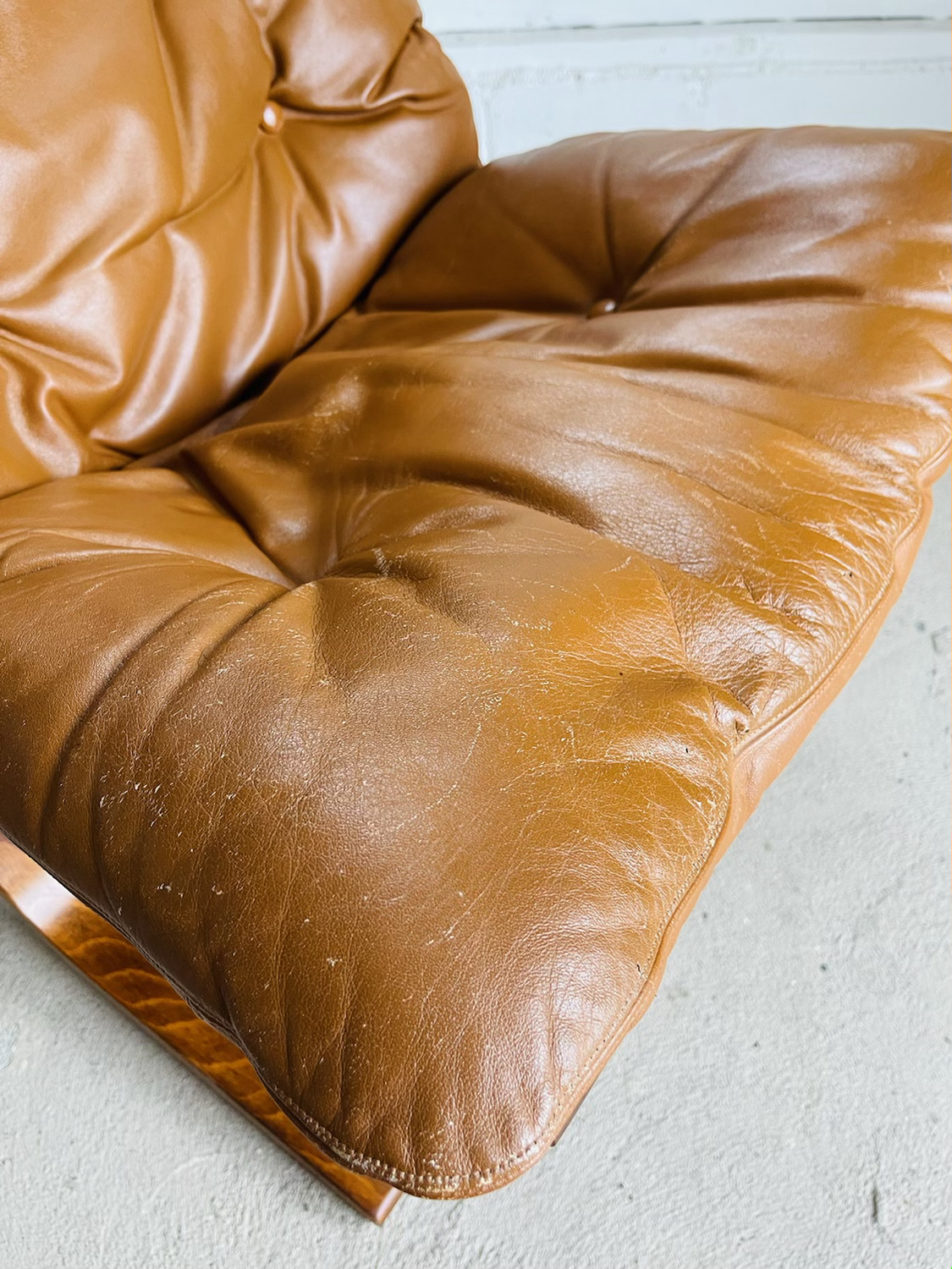 1960s Ingmar Relling Leather Lounge Chair for WESTNOFA  image 10